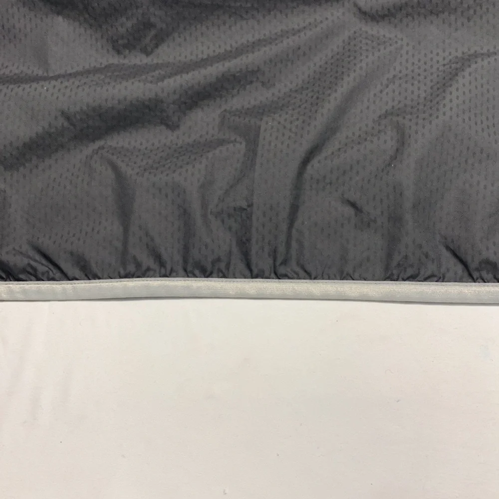 Puma Sport Life Style Wind Breaker Jacket Elasticized Waist Black Size Medium - Picture 7 of 15